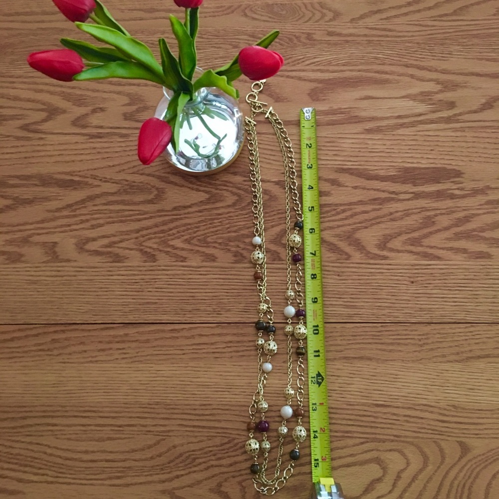 ⛵️FINAL SALE NWOT Talbots Long Beaded Necklace